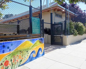 Day Street entrance mural design