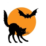 halloween-cat-bat