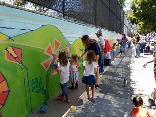 Day Street Mural at Upper Noe Rec Center